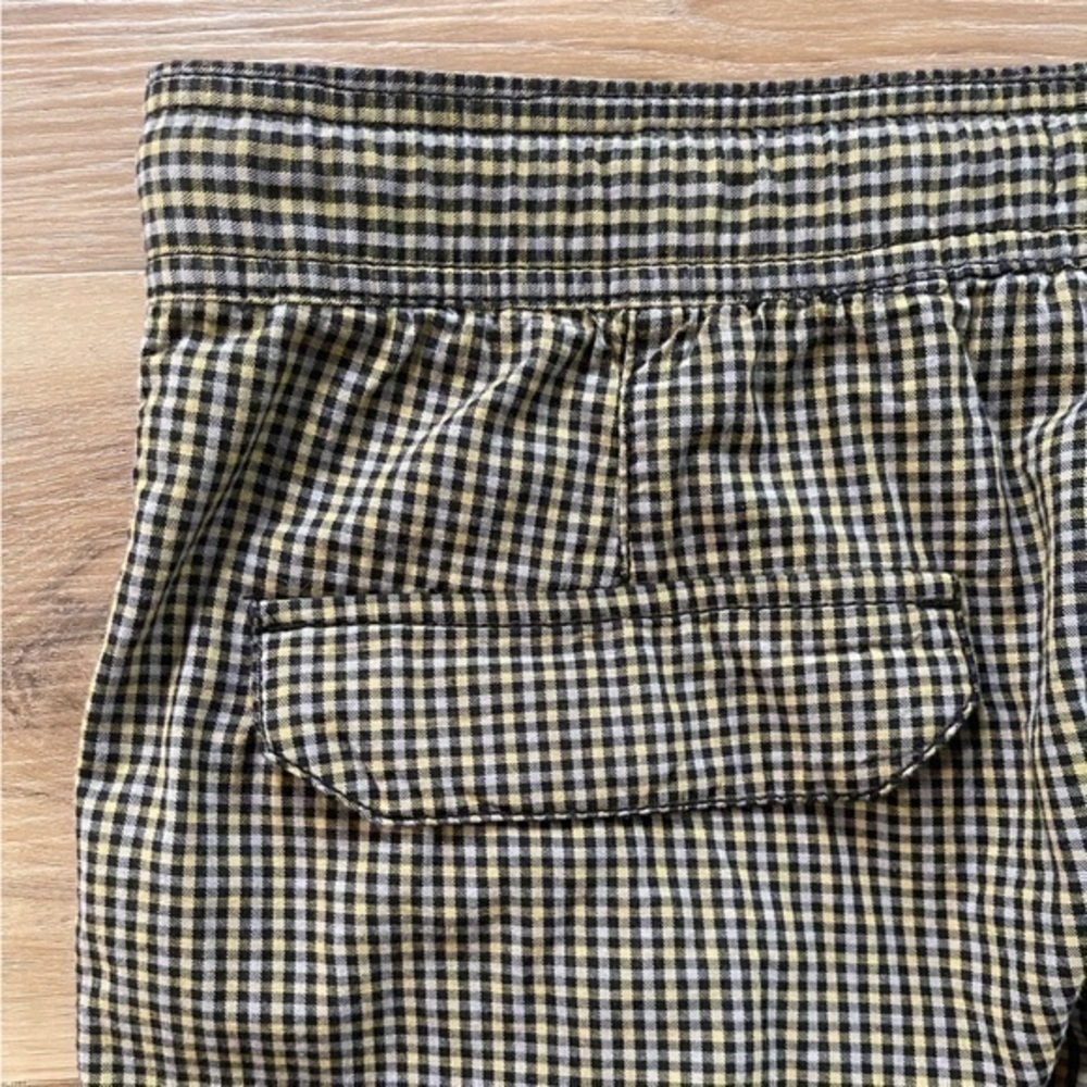 B.P. Checkered Cargo Pants Black White Green - Picture 5 of 6